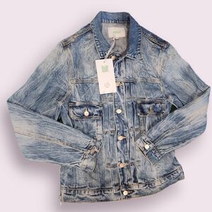 YITAI NWT Washed Denim Jacket